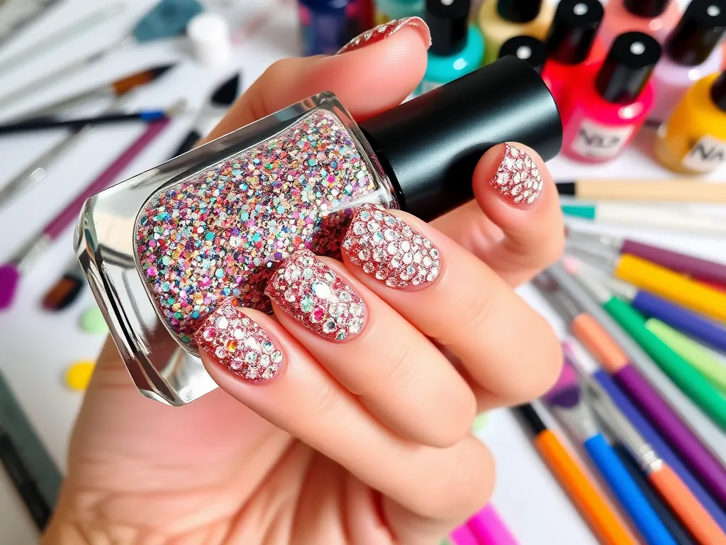 Do czego pasują paznokcie z cyrkoniami i brokatem?