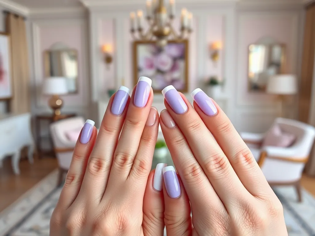 Paznokcie ombre fioletowe jasne – do jakiej aranżacji?