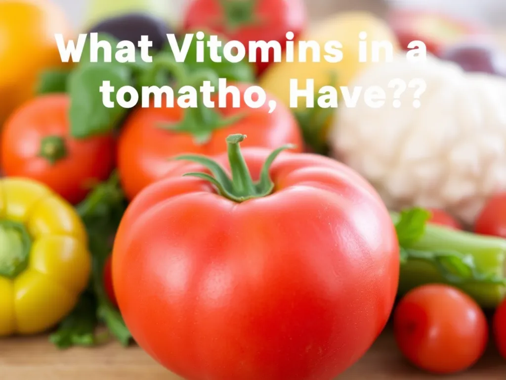 Jakie witaminy ma pomidor?